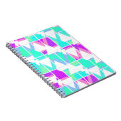 Abstrakte Dreiecke geometrisch modernes Muster Notizblock (Rechte Seite)