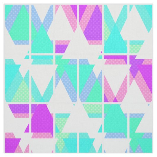 Abstrakte Dreiecke geometrisch modernes Muster Stoff (Muster)