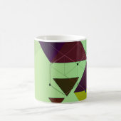 Abstrakte Dreiecke Kaffeetasse (Mittel)