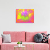 Abstrakte Dreiecke Leinwanddruck (Insitu (Wohnzimmer))