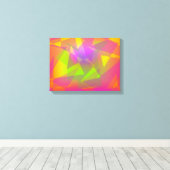 Abstrakte Dreiecke Leinwanddruck (Insitu (Holzboden))