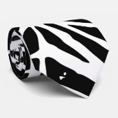 Abstrakte Dreiecke Lino Krawatte (Gerollt)