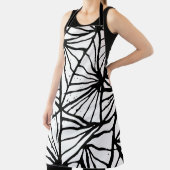 Abstrakte Dreiecke Lino Print All-over Print-Schür Schürze (InSitu)