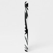 Abstrakte Dreiecke Lino Print Phone Case iPhone Hülle (Rechte Seite)