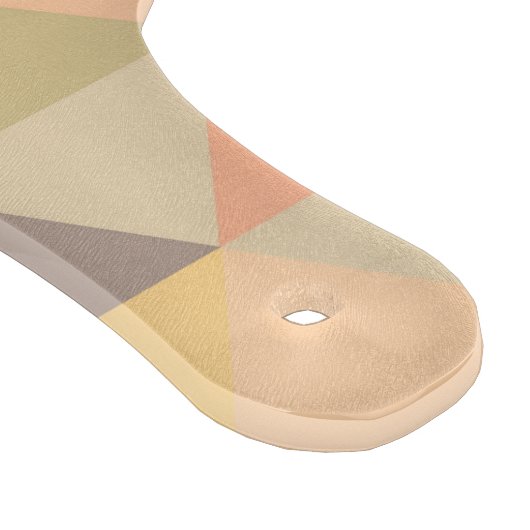 Abstrakte Dreiecke Moderne Fassgeometrie Schneidebrett (Ecke)