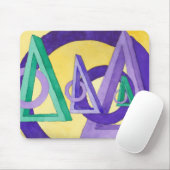 Abstrakte Dreiecke Mousepad (Mit Mouse)
