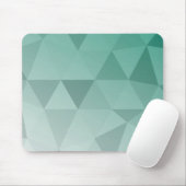 Abstrakte Dreiecke Nahtloses Muster - Grün Mousepad (Mit Mouse)