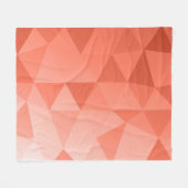 Abstrakte Dreiecke Nahtloses Muster - Rote Version Fleecedecke (Vorderseite (Horizontal))