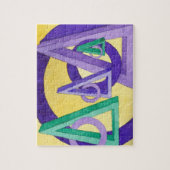 Abstrakte Dreiecke Puzzle (Vertikal)