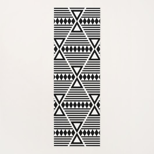 abstrakte Dreiecke Yogamatte (Rückseite)