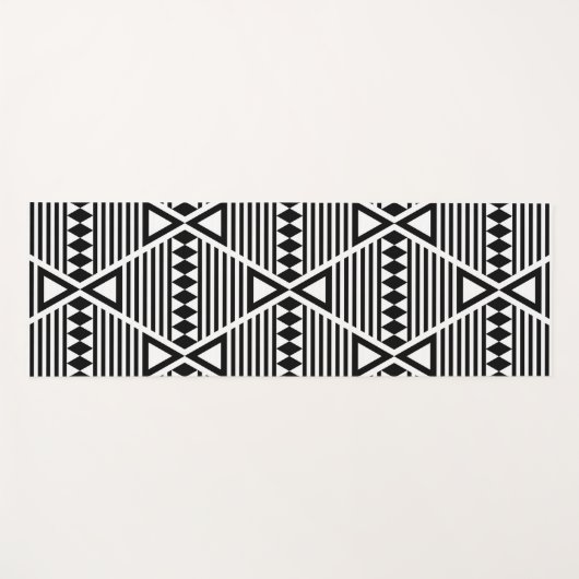 abstrakte Dreiecke Yogamatte (Vorderseite (Horizontal))