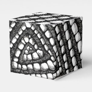 Abstrakte Dreiecks-Detail-Pen-Kunst-Geschenkbox Geschenkschachtel