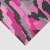 Abstrakte Druckfarben in Rosa und Schwarz Seidenpapier (Ausschnitt)