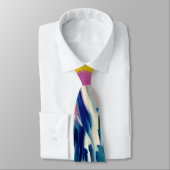 Abstrakte druckkünstlerische Malermotive Platsch Krawatte (Gebunden)