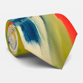Abstrakte druckkünstlerische Malermotive Platsch Krawatte (Gerollt)