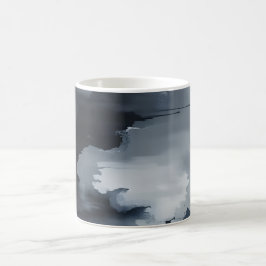 Abstrakte Dunkelheit Kaffeetasse