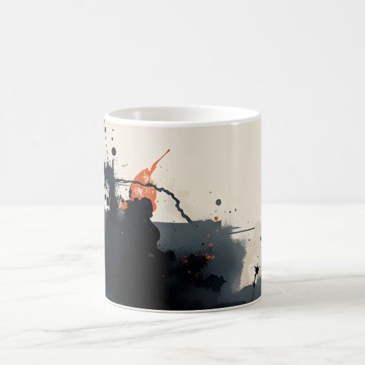 Abstrakte Dunkelheit Kaffeetasse (Mittel)