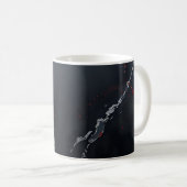 Abstrakte Dunkelheit Kaffeetasse (VorderseiteRechts)