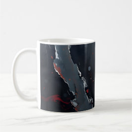 Abstrakte Dunkelheit Kaffeetasse