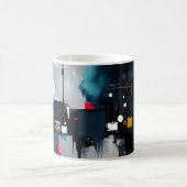 Abstrakte Dunkelheit Kaffeetasse (Mittel)