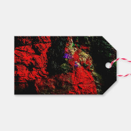 Abstrakte dunkle Geschenkmarke,Texturierte gerecyc Geschenkanhänger