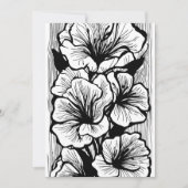Abstrakte dunkle Unschärfe Gradient Minimalistisch Einladung (Vorderseite)
