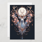 Abstrakte Dunkle Weihnachtskarten Feiertagskarte (Vorne/Hinten)