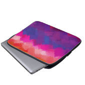 Abstrakte dynamische Farben 19 der Malerei-| Laptopschutzhülle (Vorne Knopf)