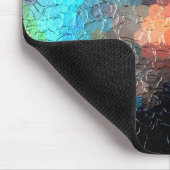 Abstrakte dynamische Farben der Malerei-| Mousepad (Ecke)