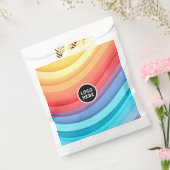 Abstrakte dynamische Regenbogenwälder | Logo hinzu Geschenktütchen (Versiegelt)