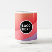 Abstrakte dynamische Regenbogenwälder | Logo hinzu Kaffeetasse (Mittel)