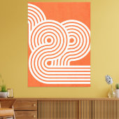 Abstrakte dynamische Rhythmen Leinwanddruck (Insitu (Wohnzimmer))