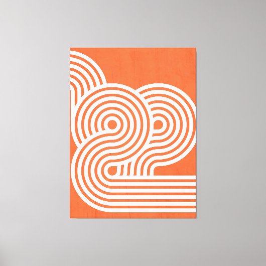 Abstrakte dynamische Rhythmen Leinwanddruck (Vorderseite)