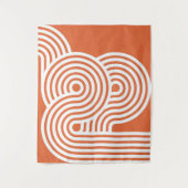 Abstrakte dynamische Rhythmen Wandteppich (Vorderseite)