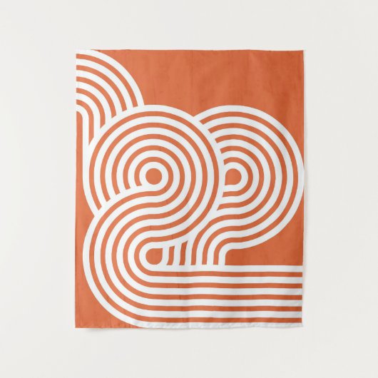 Abstrakte dynamische Rhythmen Wandteppich (Vorderseite)