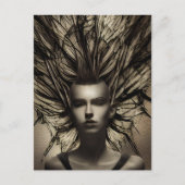 Abstrakte Dystopische Ätherische Postkarte (Vorderseite)