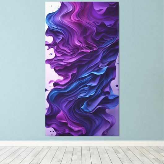 Abstrakte Ebenen Leinwanddruck (Insitu (Holzboden))