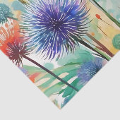 Abstrakte Echinops-Blume Seidenpapier (Ausschnitt)