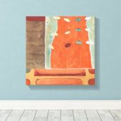 Abstrakte Eierparade von Erica J. Vess Leinwanddruck (Insitu (Holzboden))