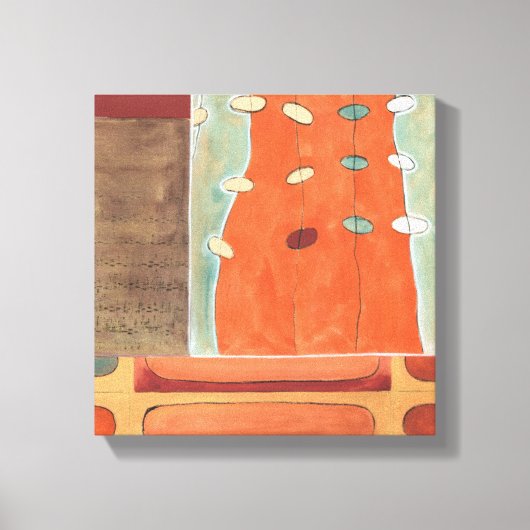 Abstrakte Eierparade von Erica J. Vess Leinwanddruck (Vorderseite)