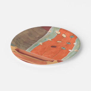 Abstrakte Eierparade von Erica J. Vess Pappteller