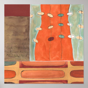 Abstrakte Eierparade von Erica J. Vess Poster