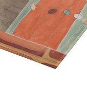 Abstrakte Eierparade von Erica J. Vess Schneidebrett (Ecke)