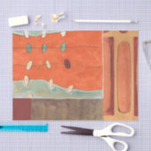 Abstrakte Eierparade von Erica J. Vess Seidenpapier (Handwerk)