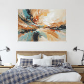 Abstrakte Eindrücke Leinwanddruck (Insitu (Schlafzimmer))