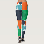 Abstrakte, einfache Formen Leggings (Rückseite)