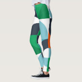 Abstrakte, einfache Formen Leggings (Links)