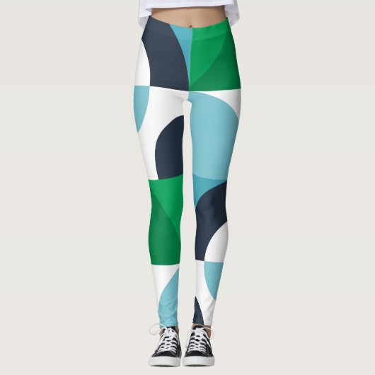 Abstrakte, einfache Formen Leggings (Vorderseite)