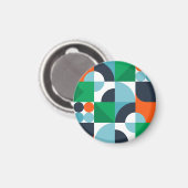 Abstrakte, einfache Formen Magnet (Vorderseite/Rückseite)