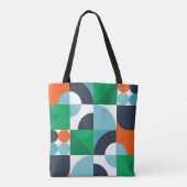 Abstrakte, einfache Formen Tasche (Rückseite)